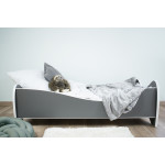Detská posteľ Top Beds MIDI COLOR 140cm x 70cm tmavo sivá